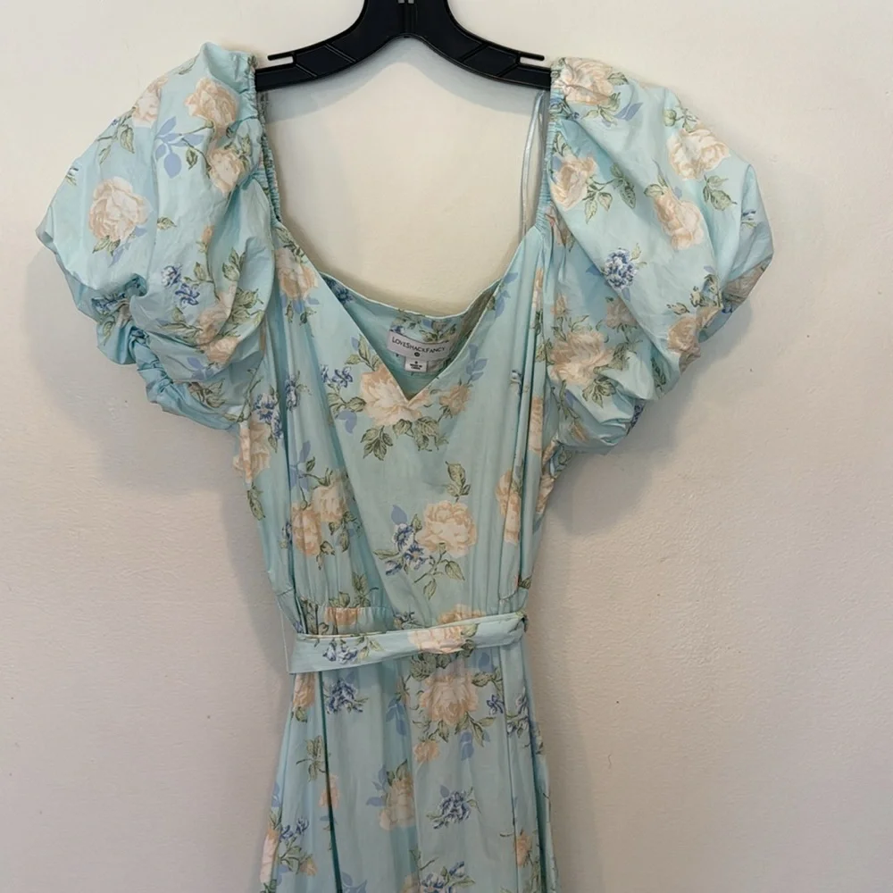Loveshack Fancy Dress blue floral - Picture 2 of 4